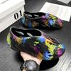 Sandalias para Hombre de Talla Grande Transfronterizas Nuevas Suela Suave Kanye Coco Camuflaje Zapatos con Agujeros de Moda Sandalias Versátiles