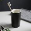 Conjunto de copos para escova de dentes estilo nórdico, conjunto de copos para enxaguatório bucal, simples e moderno, para casal, copos criativos de cerâmica para uso doméstico