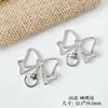 Gatinho Fofo com Anel Chaveiro de Metal Material Artesanal DIY Bolsa de Joias Pendurado Corrente de Celular Acessórios de Chaveiro