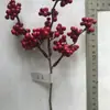 Accesorios de decoración personalizados de fábrica para Navidad y Año Nuevo, accesorios de boda, boda, bricolaje, flores de Navidad tridimensionales, frutos rojos