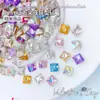 Decoración de Accesorios para Uñas con Diamantes de Forma Especial y Punta Cuadrada de 8 mm Material Brillante Pequeño Desgastable para Uñas Diamante para Uñas al por Mayor