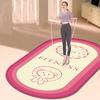 Cuerda para Saltar de Interior Mejorada, Antideslizante, Amortiguadora y Aislante de Sonido, Esterilla Gruesa de Fitness, Esterilla de Yoga, Base de Silicona, Mismo Estilo que Douyin, Envío Gratis