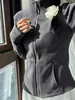 Cardigan de Polar Coral con Cuello Alto y Cremallera Estilo Sencillo para Mujer Otoño Invierno Ajuste Delgado Ropa Exterior de Polar Chaqueta con Capucha Versátil