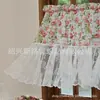Cortina curta com ilhós estampada, cortina estilo alemão, cortina pequena, cortina curta estilo country americano, meia cortina decorativa para cozinha, cortina de renda estampada para armário