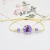 Pulsera Tejida a Mano Xiyin Insecto Mariquita Gipsófila Flor de Encaje Fresca y Dulce Jingdezhen