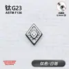 Aretes de aleación de titanio F136/G23 con incrustaciones de diamantes, joyería para piercing de grado de implante, tachuelas para cartílago de la oreja, tachuelas para labio, populares en comercio exterior, en stock