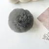 Pompón de piel de conejo transfronterizo 678 9cm Accesorios para ropa, zapatos y sombreros, colgantes para bolsos, decoraciones DIY hechas de piel de conejo real