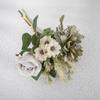 Ramo de flores artificiales colorido con forma de mano, para decoración del hogar, boda, boda, decoración de pared, CF01207