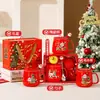 Conjunto de Presente de Natal Transfronteiriço Desenho Animado Caneca Fofa Presente de Natal Caixa de Presente de Véspera de Natal Lembrança Criativa