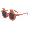 Nuevas gafas de sol de conejo con orejas pequeñas para niños, gafas de sol para niños con forma de bola fotográfica, gafas de bebé con círculo pequeño transfronterizo