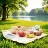 Alfombrilla de picnic famosa en Internet, alfombrilla a prueba de humedad, tela gruesa para picnic al aire libre, cojín impermeable para acampar, tela portátil a prueba de humedad, tienda de campaña plegable