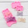 Que tres etiqueta de hueso flip pastel de azúcar molde repostería casera molde de silicona líquida molde de chocolate