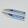 Adecuado para Hyundai Rena, tira de metal brillante, etiqueta lateral, carrocería, guardabarros, pegatina decorativa, etiqueta para coche, modificación personalizada