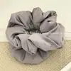 Goma de pelo estilo coreano de doble capa para ceñir la cintura, rellena de algodón, con un toque de alta gama, para moño plisado, elegante cuerda para coleta de pelo