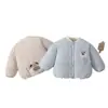 Chaqueta de algodón acolchada para bebé, engrosada con acolchado extra, abrigo cálido para niños, 120 g, abrigo de otoño/invierno para bebés y niños pequeños para niños
