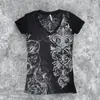Aliexpress 2026 Estilo Nuevo Europeo y Americano para Mujer Y2K Ajustado Camisetas Estampadas Moda Hot Girl Ropa Retro para Mujer Venta al por Mayor