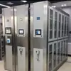 Gabinetes Compactos de Almacenamiento Jindu Panda, Estanterías Compactas Inteligentes Eléctricas Móviles con Manivela, Gabinetes de Archivo para Salas de Archivo, Gabinetes para Documentos Financieros