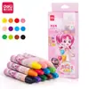 (Oferta especial: Deli 72114 princesa da música 12 cores de giz pastel a óleo em uma caixa colorida)