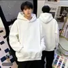 Sudadera con capucha y botones estilo americano para hombre, marca de tendencia nueva otoño/invierno 2026, corte holgado, color liso, chaqueta hoodie versátil de alta calle