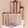 Set de 10 Piezas de Brochas de Maquillaje Portátiles de Mango Corto Rosadas, Varios Colores, Transfronterizo, Dropshipping, Directo de Fábrica