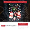 Adesivos Estáticos de Papai Noel Transfronteiriços Decorações de Natal Adesivos para Janela de Vidro Adesivos de Decoração de Janela Decalques de Janela Amazon