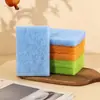 Fisifu Fornecimento Direto Esfoliante Colorido Vermelho Espesso Escova para Panelas Escova para Pia Escova para Banheira Cozinha Removedor Forte de Manchas