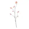 Arranjo de flores artificiais de folha de bordo de 3 galhos para lobby de hotel, decoração de trepadeira, ornamento de casamento, arranjo floral decorativo com galhos secos