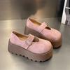 Sandálias Birkenstock com Solado Grosso para Aumentar a Altura para Mulheres, Novos Sapatos Plataforma Versáteis Estilo Retrô Primavera/Verão 2026 para Pessoas Baixas, Sapatos Únicos Fofos e Peculiares com Dedão Grande