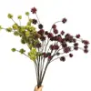 Fruto de camélia artificial para arranjos florais, galhos de frutas decorativos para peças de exibição em casa e hotel, decoração suave, flores artificiais decorativas, fruto de camélia simulado