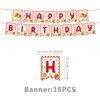 Novo conjunto de pratos de papel, copos de papel, guardanapos de papel e talheres temáticos de cachorro-quente e hambúrguer para decoração e suprimentos de arranjo de festa de aniversário