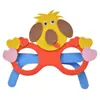 Serie de Decoración de Mascarillas Faciales DIY Paquete de Materiales para Juguetes Hechos a Mano para Niños Puzzle de Eva Puzzle Educativo Divertido