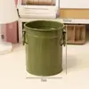 Estilo Ins de Alta Aparência Estilo Americano Porta-Canetas de Ferro Balde de Ferro para Mesa de Estudante Escritório Grande Capacidade Porta-Lápis Fofo de Celebridade da Internet
