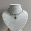 Comercio Exterior Transfronterizo Amazon Estilo Gótico Punk Declaración Y2K Metal Amor Luz de Estrellas Collar Venta Directa de Fábrica