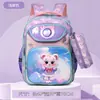 Mochila escolar transfronteriza para niños, carcasa dura 3D, patrón de dibujos animados de fútbol, juego de 2 piezas para estudiantes de 7 a 12 años, mochila escolar de comercio exterior