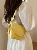 Bolso Pequeño Super Popular Transfronterizo para Mujer, Nuevo Estilo Coreano Verano 2026 Bolso de Hombro Cruzado Individual, Bolso Cubo de Cadena Acolchado Más Vendido