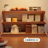 Nuevo estante de almacenamiento de estilo chino, estante de almacenamiento de escritorio para tazas de té, tazas de café, juegos de té, estante de almacenamiento escalonado para tazas, estante de exhibición de escritorio