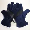 Novas luvas casuais de inverno direto da fábrica cor sólida de lã polar luvas antiderrapantes luvas quentes estoque atacado