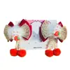Horquilla Roja de Año Nuevo Estilo Chino para Niños, Adorno para el Cabello de Año Nuevo para Niñas, Accesorios para el Cabello Hanfu Estilo Antiguo, Horquilla con Borla para Niñas Pequeñas