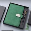 Caja de regalo para libreta de negocios con logotipo impreso personalizable, bloc de notas grueso A5, regalo para oficina y empresa.