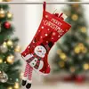 Mingguan Artigos para Decoração de Natal Meias de Decoração de Natal de Pernas Longas em Tecido Sacola de Presente Criativa Sacola de Presente de Desenho Animado para Mesa de Cabeceira