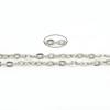 Aretes DIY hechos a mano Perla Cadena de metal Cadena O Collar Accesorios para aretes Cadena extendida 5 m Bolsa