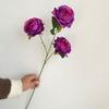 Rosa de desamor de 3 cabezas rosa de concubina de 3 cabezas rosa de alta gama boda T Tai Lu flor de plomo decoración pila de flores de salón de bodas