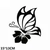 Adesivo de Carro Borboleta da Moda Atacado para Comércio Exterior, Borboleta Personalizada Refletiva Flor Amor Sobrancelha Capô Adesivo de Carro