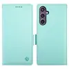 Adequado para capa de celular flip de couro de luxo para Samsung S26, capa de celular anti-queda com suporte de fivela magnética para Samsung A27