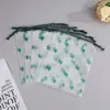 Bolsa de papel con cordón de dibujos animados esmerilado bolsa a prueba de polvo para toallas de papel toalla bolsa de almacenamiento de viaje para cosméticos ropa interior