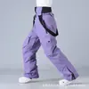 Novas Calças de Esqui Femininas de Placa Única 3L com Forro Térmico Impermeável e Resistente ao Desgaste, Calças de Esqui Masculinas Equipamento de Esqui de Inverno Atacado