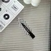 A Textura é Ótima! Presilha Sem Costura de Bolinhas Preto e Branco Retrô, Presilha de Maquiagem Minimalista para Meninas, Presilha de Franja, Acessório de Cabelo, Grampo