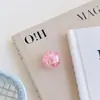 Chen Ming Cuentas Redondas de Acrílico con Medio Agujero, Cuentas Brillantes, Cuentas de Colores Vibrantes, Cuerda para el Cabello DIY, Llavero, Accesorios al por Mayor