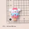 Postre Brillante Helado Sanrio Helado Accesorios DIY Parche para Teléfono Móvil Joyería de Resina de Dibujos Animados Pasador Hecho a Mano