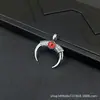 Collar Colgante Ojo del Diablo Cuerno Mitología Antigua Europea y Americana Cadena de Suéter de Venta Caliente Transfronteriza Accesorios de Comercio Exterior Al por Mayor